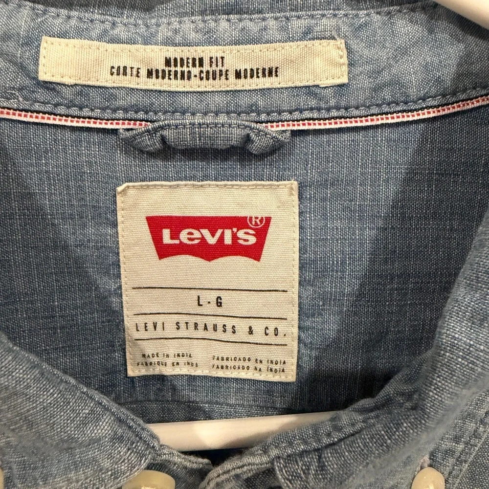 Levi's‎ Strauss Mens Chambray Long Sleeves